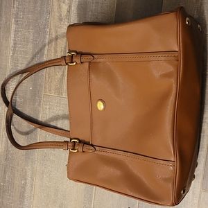 Box multi zipper coach purse